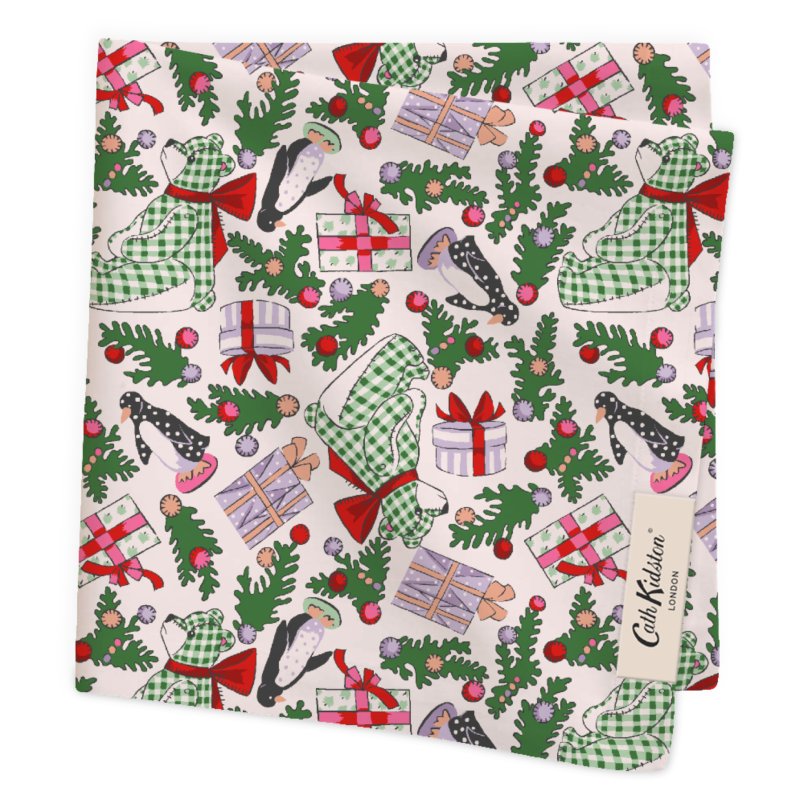 Cath Kidston Christmas Set Of 4 Napkins