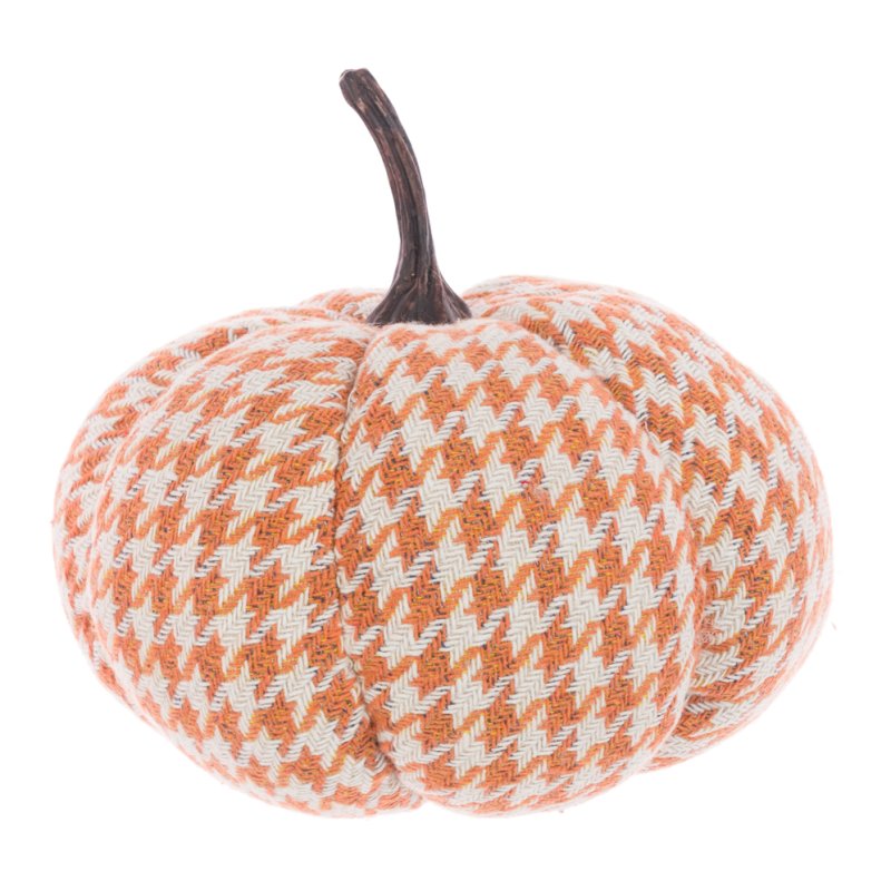 Floralsilk Houndstooth Pumpkin