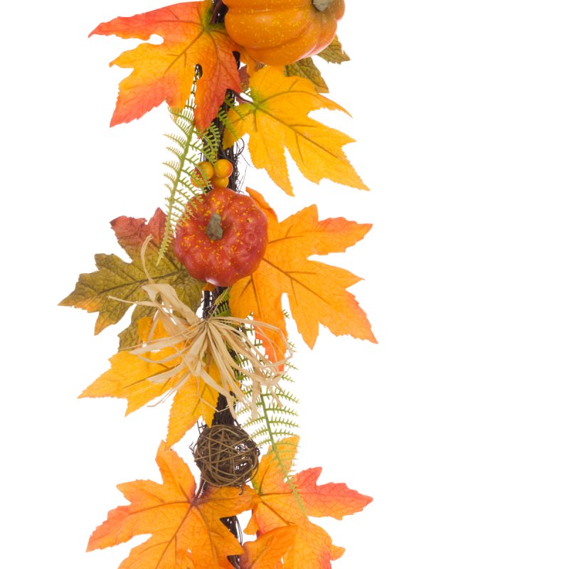 Floralsilk Maple & Pumpkin Garland