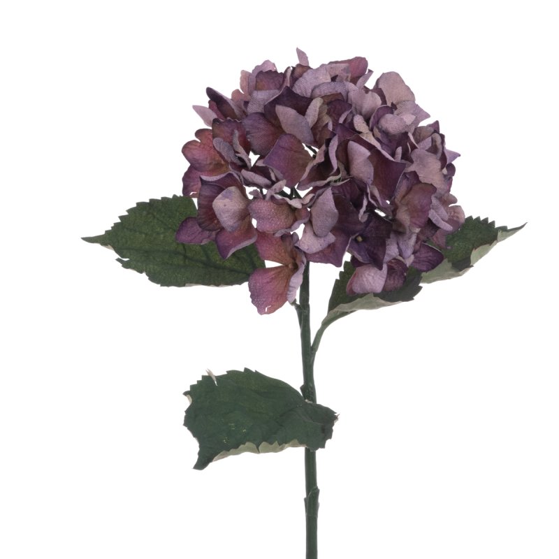 Floralsilk Eco Hydrangea Stem Plum