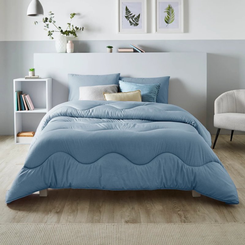 Night Lark 10.5 Tog Coverless Duvet Twilight Blue lifestyle