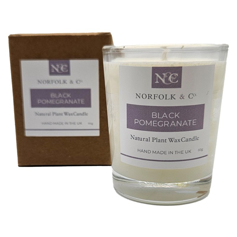 Norfolk & Co Votive Black Pomegrante