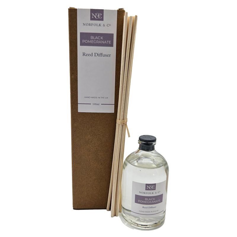 Norfolk & Co 100ml Reed Diffuser Black Pomegrante