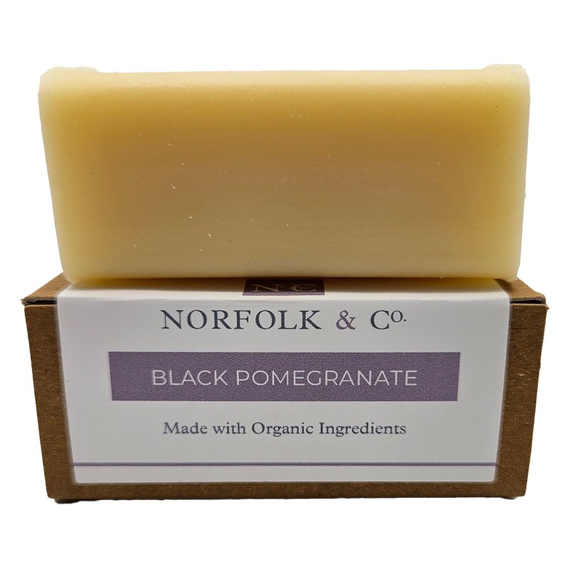 Norfolk & Co Organic Soap Black Pomegrante