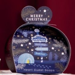 The English Soap Company North Pole Guest Soaps