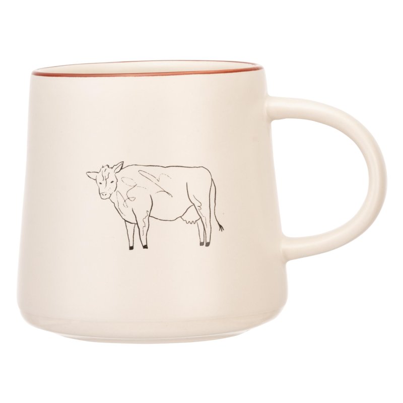 Woodbury Lane Cow Mug side view