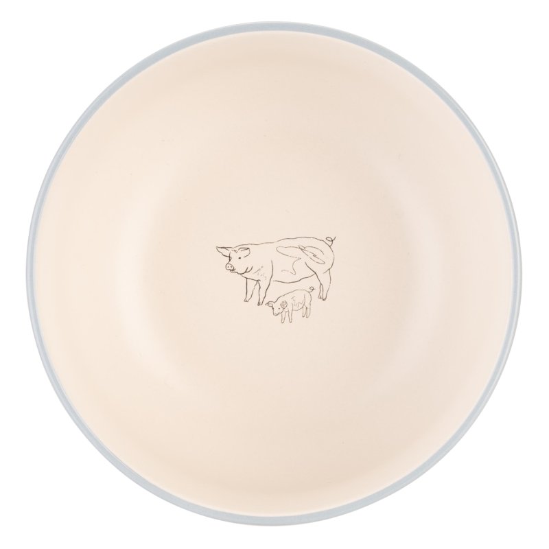 Woodbury Lane Pig Cereal Bowl