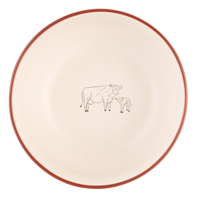 Woodbury Lane Cow Cereal Bowl