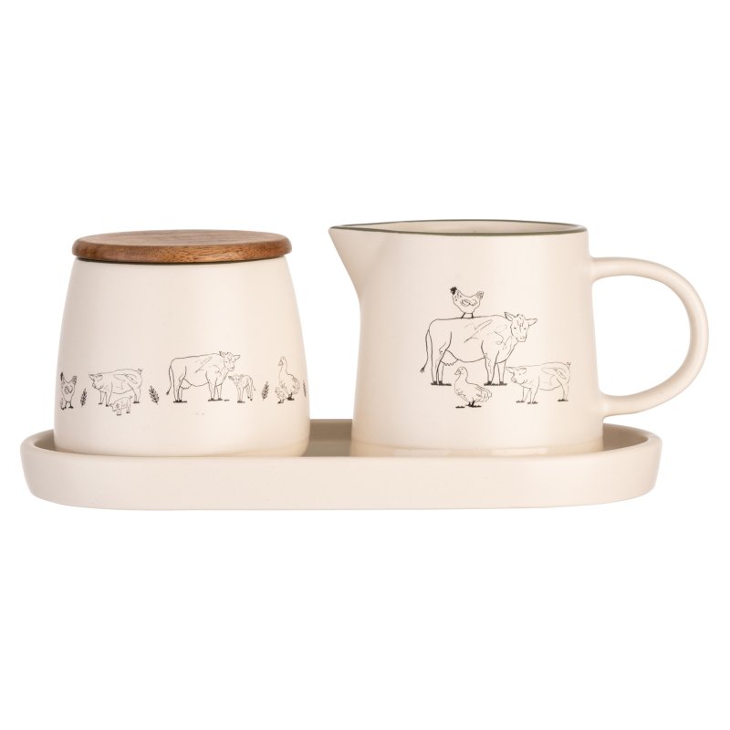 Woodbury Lane Sugar & Milk Jug Set