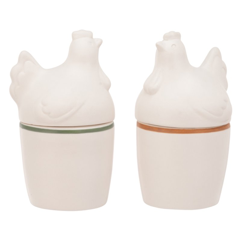 Woodbury Lane 2 Set Of Chicken Egg Cups