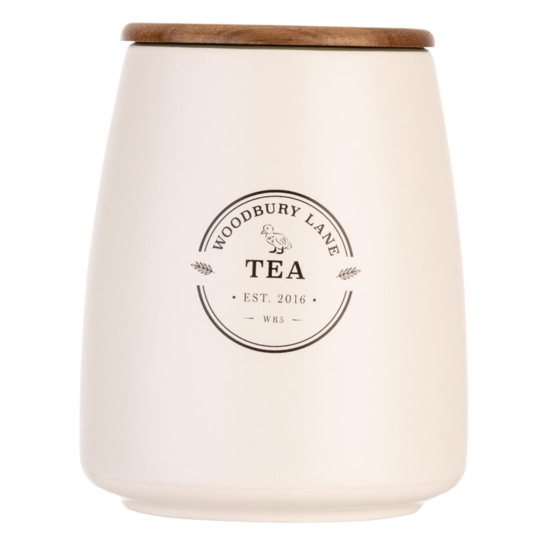 Woodbury Lane Tea Storage Canister open