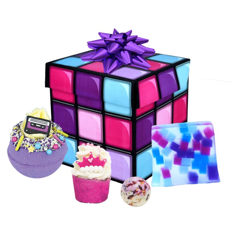 Bomb Cosmetics Retro Rubiks Cube Mini Gift Set