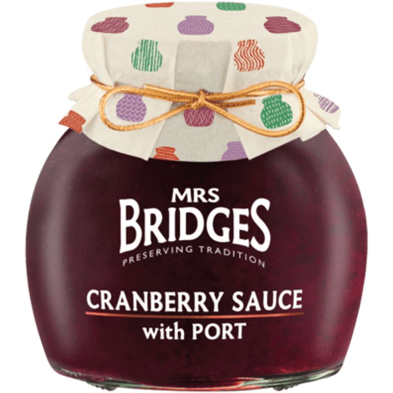 Mrs Bridges Cranberry Sauce With Port