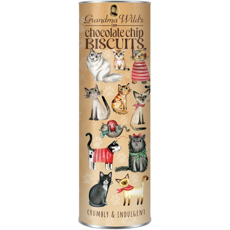 Grandma Wilds Cats In Jumpers Biscuits Tube 200g