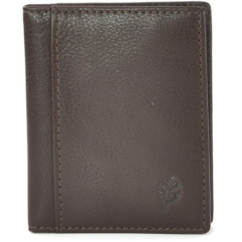 Golunski RFID Blocking Brown Card Holder closed