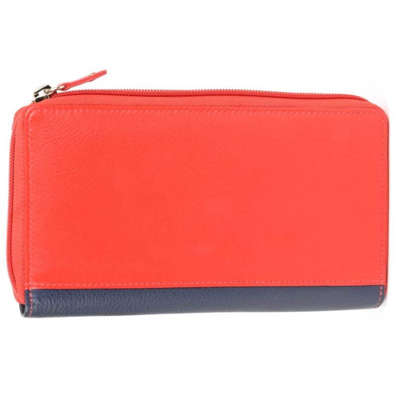 Golunski Red And Navy Purse closed