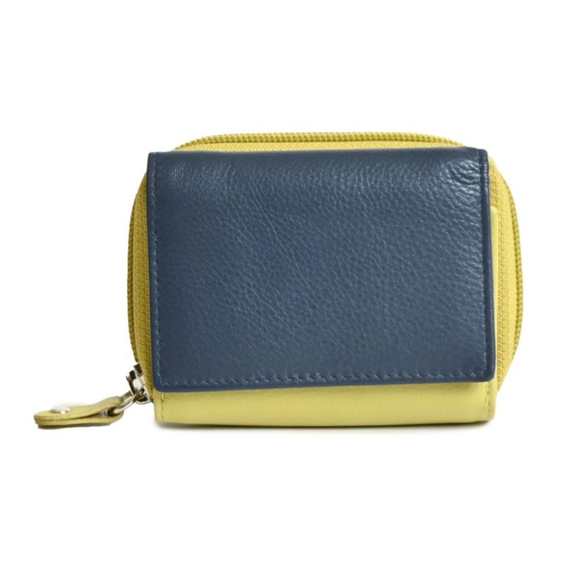 Golunski Lime And Navy Purse closed