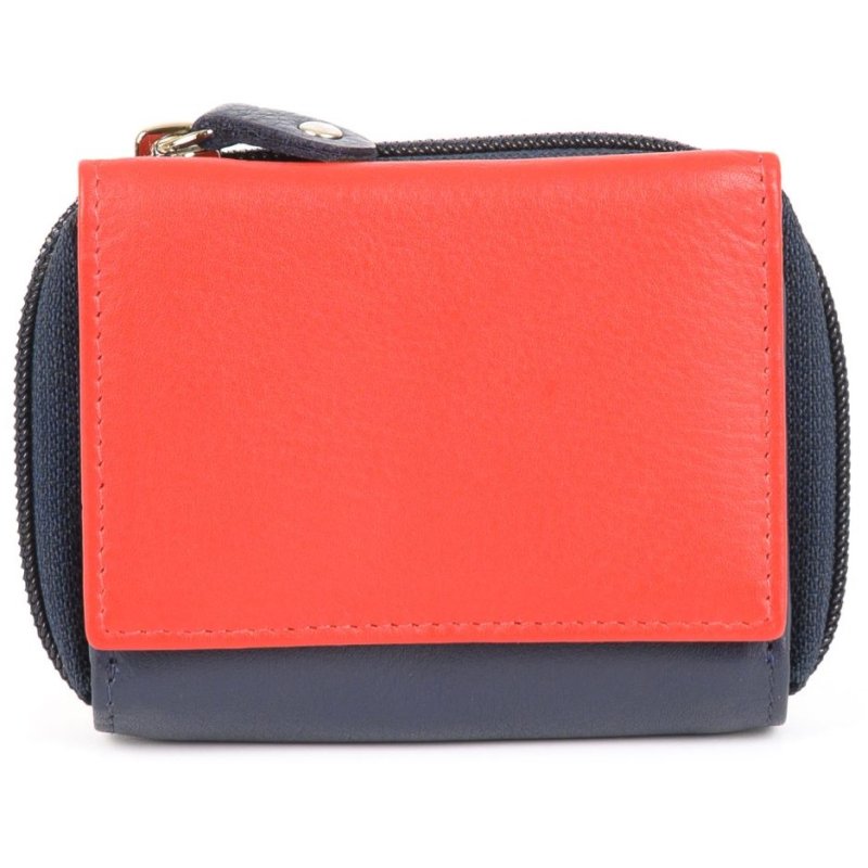 Golunski Red And Navy Purse closed