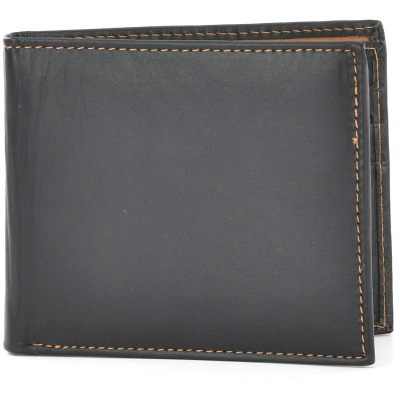 Golunski Black And Tan Notecase closed