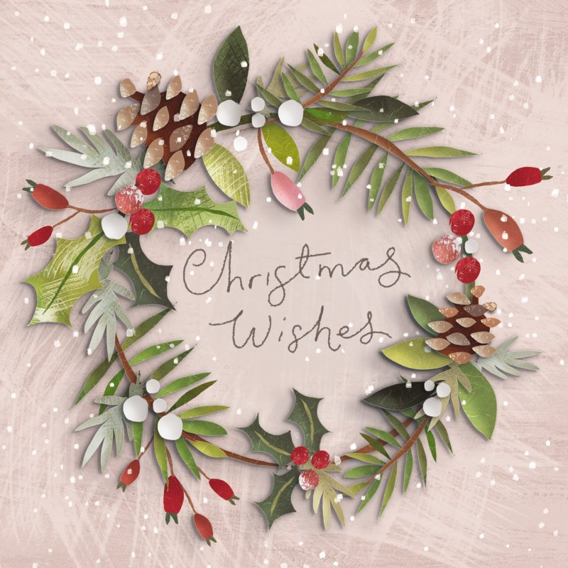 Wreath Pack of Christmas Cards