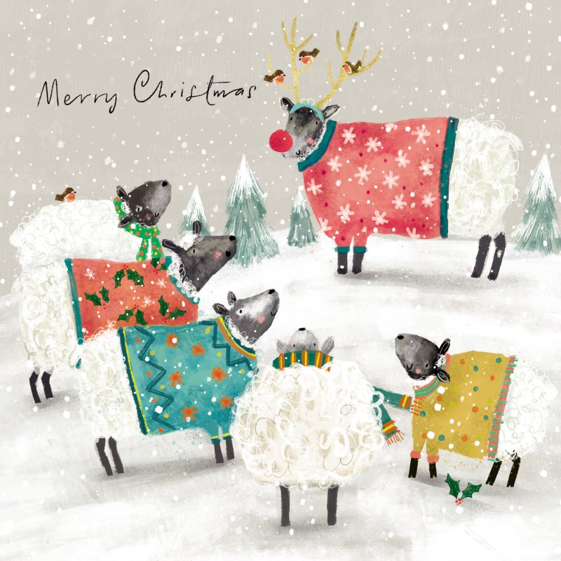 Winter Jumper Pack of Christmas Cards