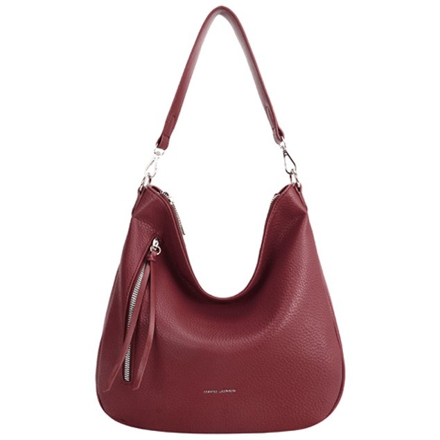 David Jones Shoulder Slouch Bag Bordeaux