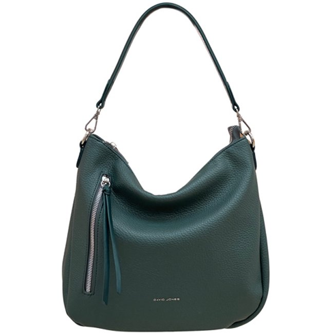 David Jones Shoulder Slouch Bag Dark Green