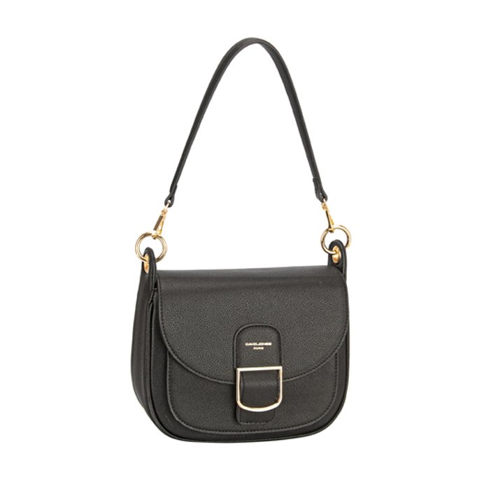 David Jones Flap Handbag Black