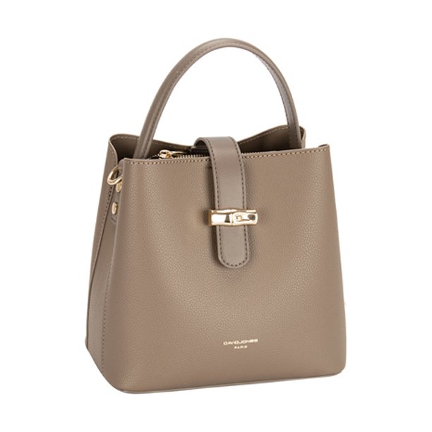 David Jones Strapped Bag Taupe