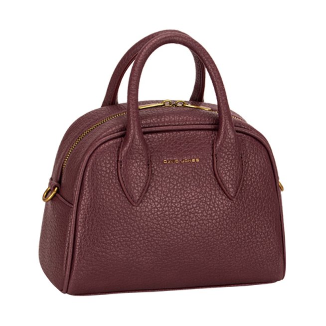 David Jones Zipper Grab Bag Bordeaux