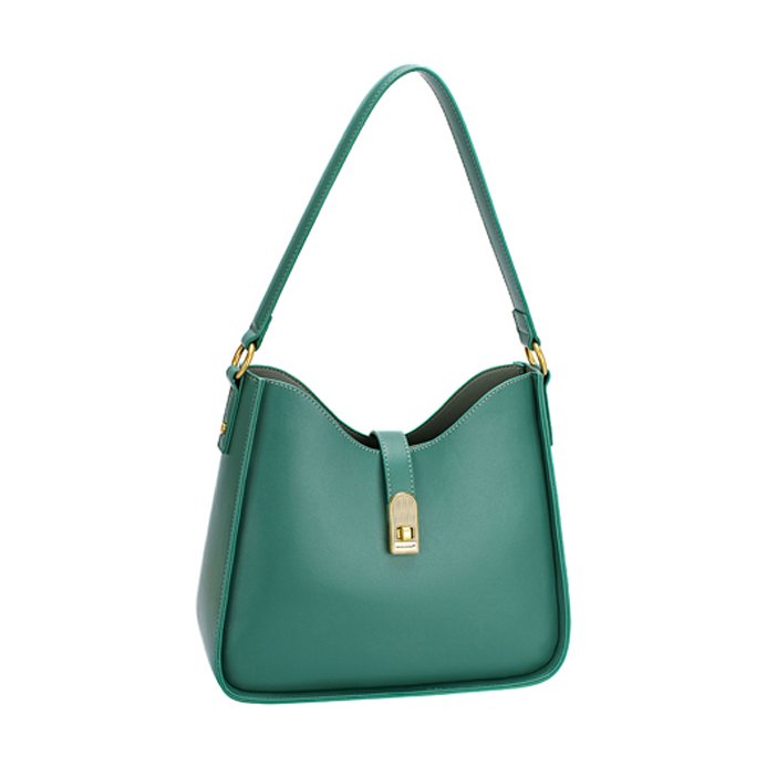 David Jones Strap Clasp Handbag Green