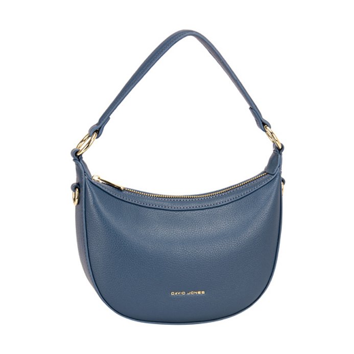 David Jones Crescent Handbag Blue