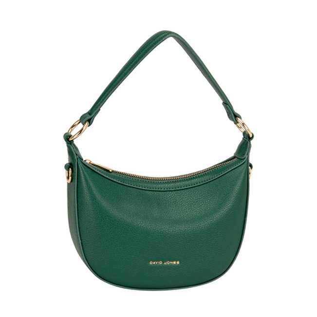 David Jones Crescent Handbag Green