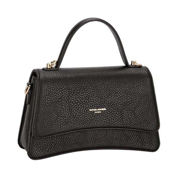 David Jones Semi Flap Bag Black