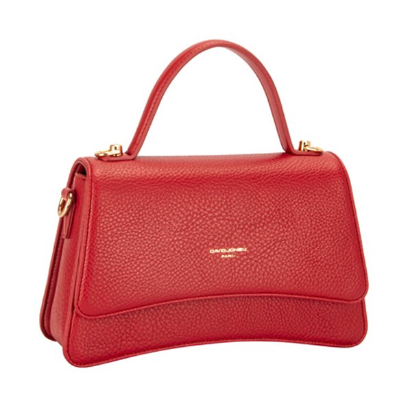 David Jones Semi Flap Bag Red