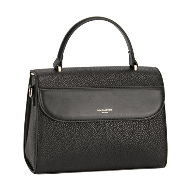 David Jones Small Flap Bag Black