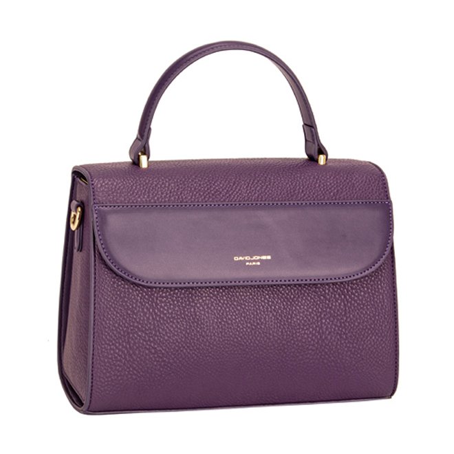 David Jones Small Flap Bag Purple