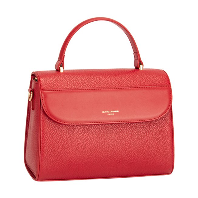 David Jones Small Flap Bag Red