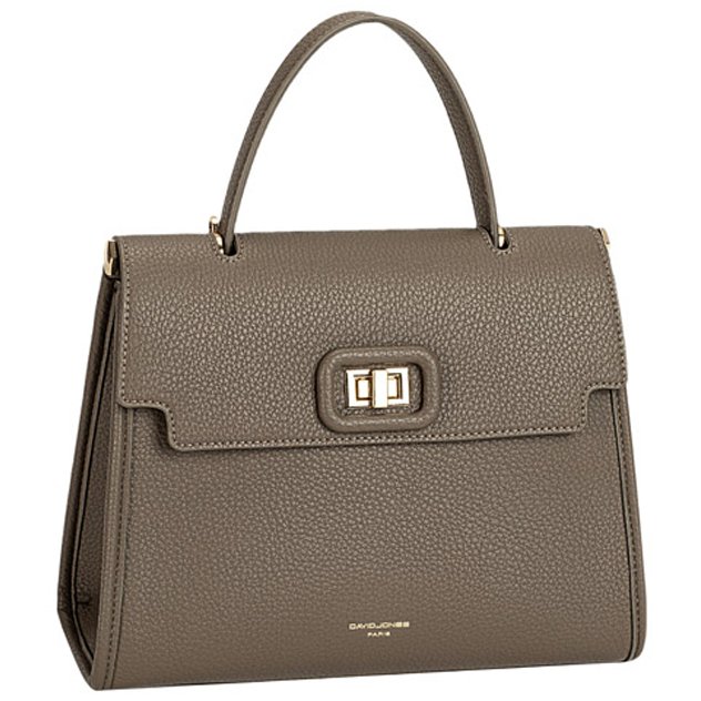 David Jones Satchel Taupe