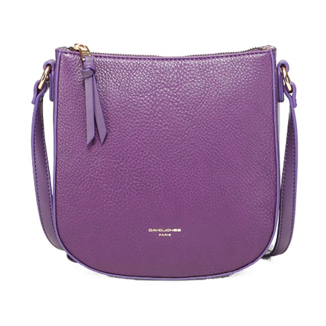 David Jones Zipper Crossbody Bag Purple