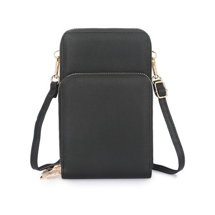 Long & Son Small Black Crossbody Bag