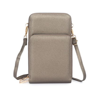 Long & Son Small Silver Crossbody Bag