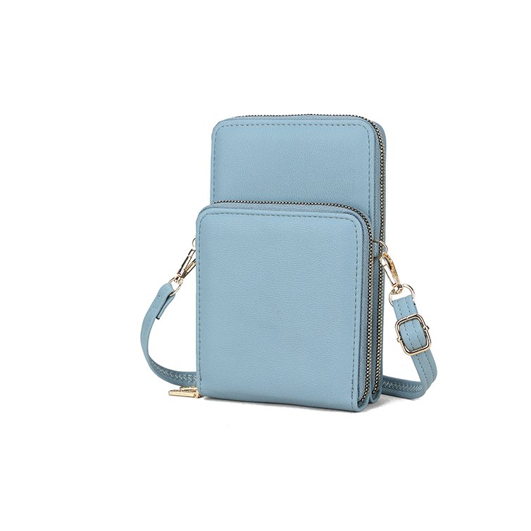 Long & Son Small Light Blue Crossbody Bag