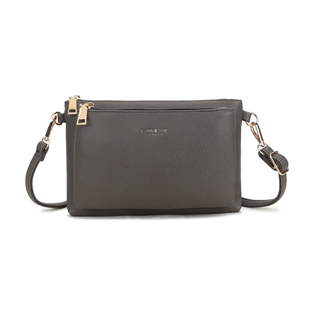 Long & Son Dark Grey Crossbody Bag