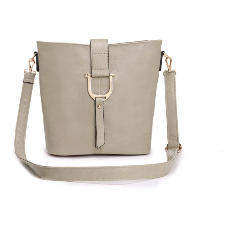 Long & Son Light Grey Crossbody Bag