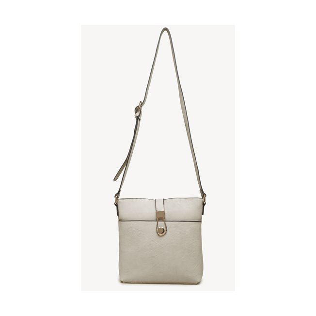 Long & Son Light Grey Crossbody Bag