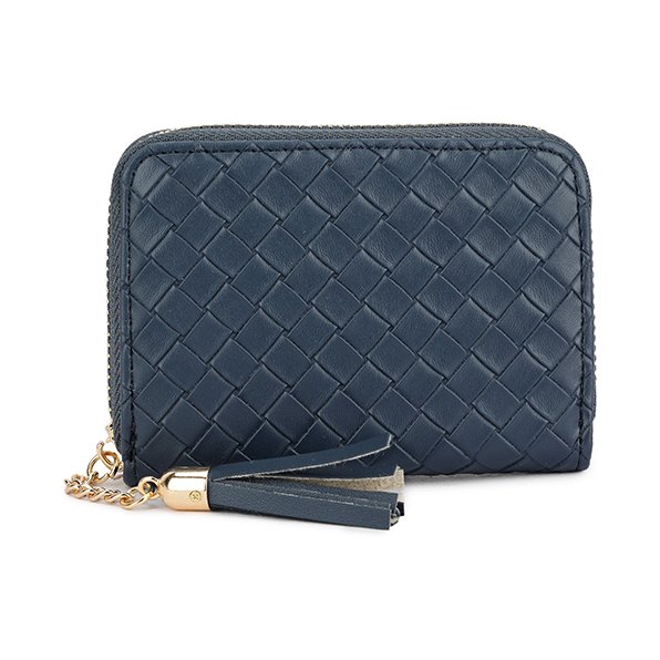 Long & Son Navy Textured Purse