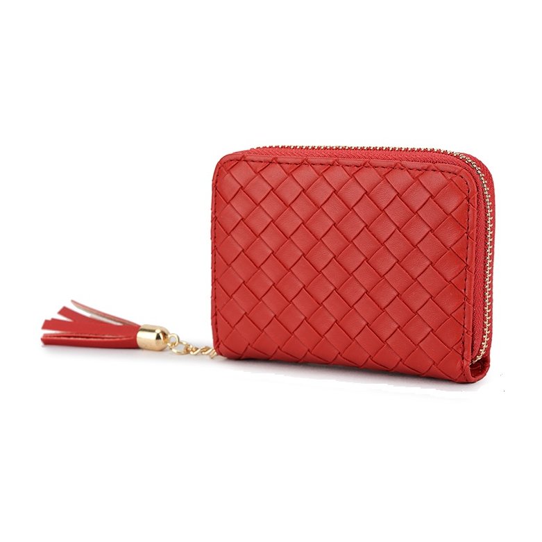 Long & Son Red Textured Purse