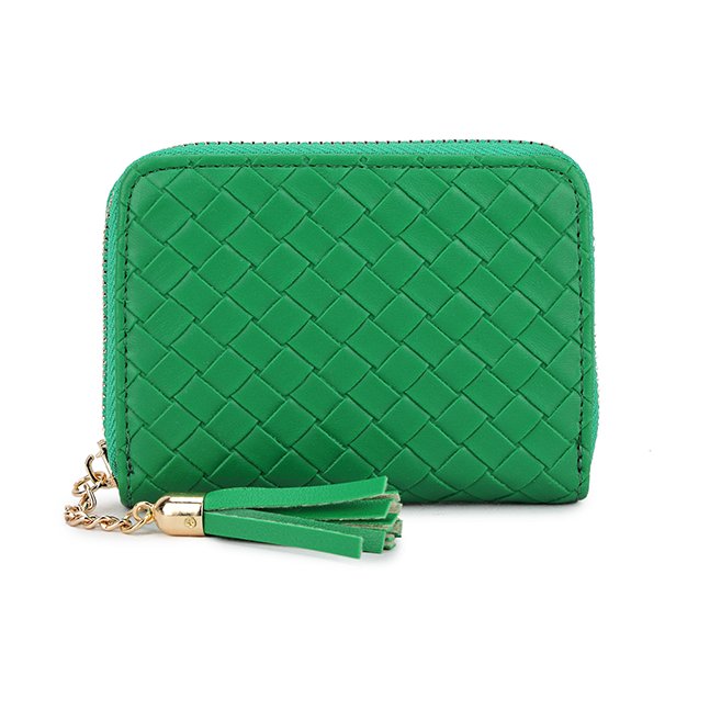 Long & Son Green Textured Purse