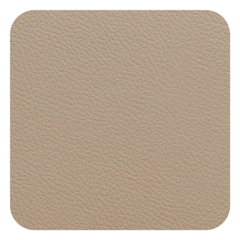 Tradestock Taupe Sandstone Flexi Faux Leather Coasters Sandstone